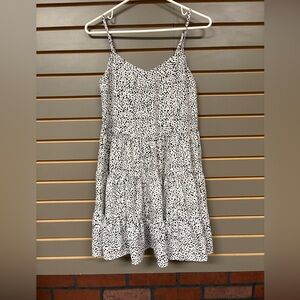 SHEIN Spotted Spaghetti Strap Dress, size S